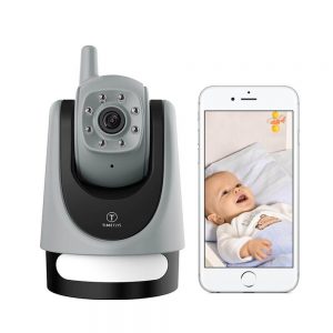 Babyphone vidéo panoramique avec veilleuse – T-cam