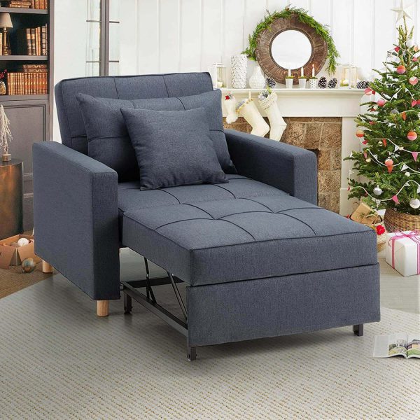 Chaise Convertible Lit 3-en-1 Multi-Fonctions – Image 11