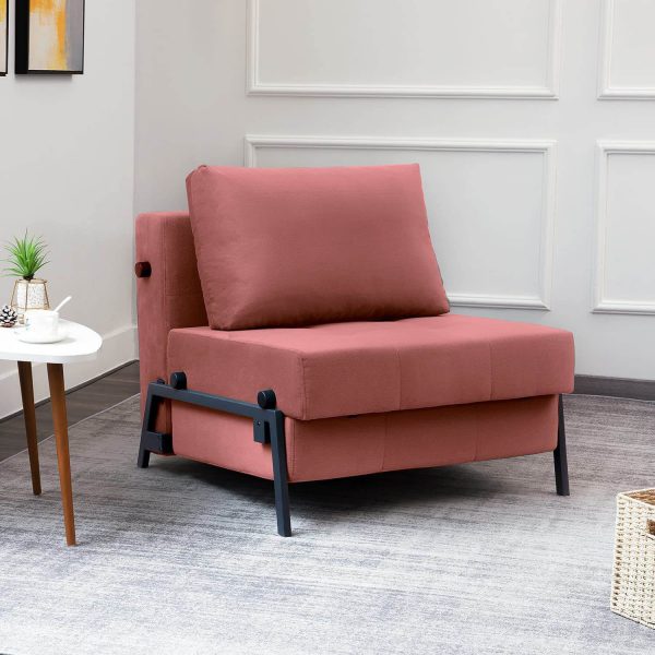 Canapé lit Vonanda, Chaise convertible, Lit d’invité multifonctionnel – Image 12