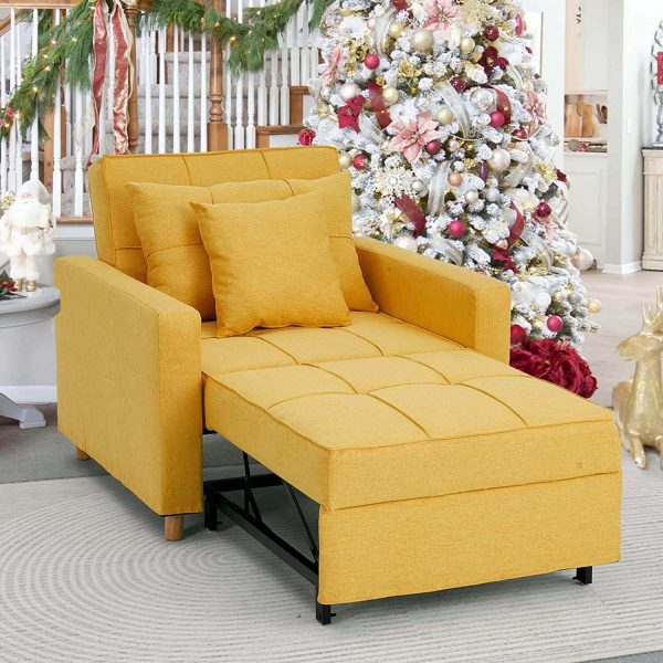 Chaise Convertible Lit 3-en-1 Multi-Fonctions – Image 12