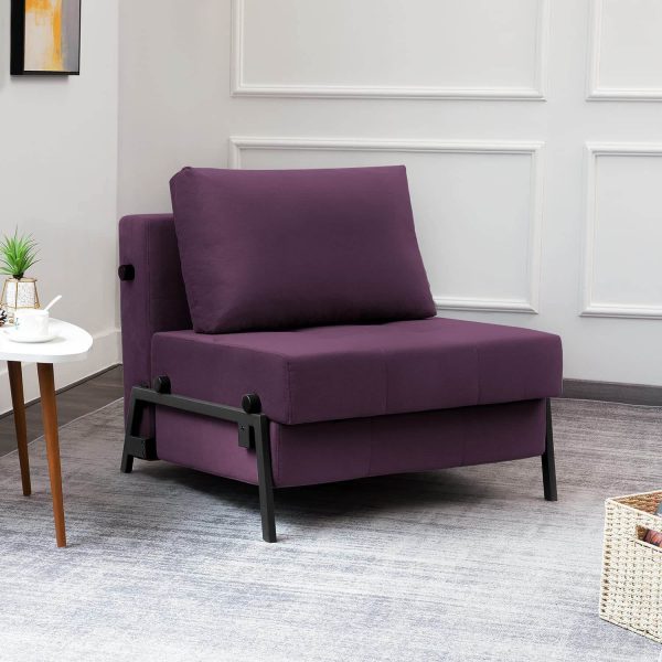 Canapé lit Vonanda, Chaise convertible, Lit d’invité multifonctionnel – Image 14