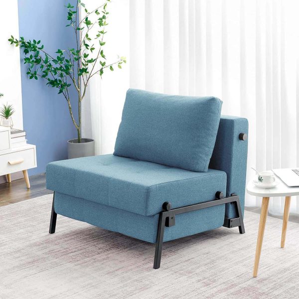 Canapé lit Vonanda, Chaise convertible, Lit d’invité multifonctionnel – Image 9